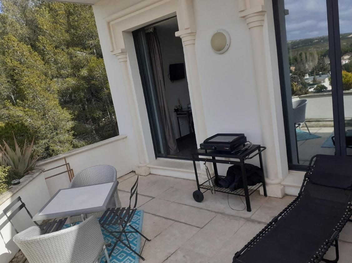 Grand Studio Terrasse De Standing, Pleine Vue Village Et Mer كاري-لو-رويه المظهر الخارجي الصورة