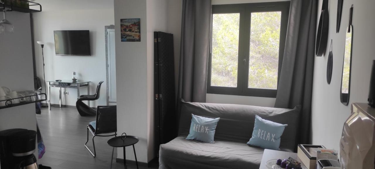 Grand Studio Terrasse De Standing, Pleine Vue Village Et Mer كاري-لو-رويه المظهر الخارجي الصورة